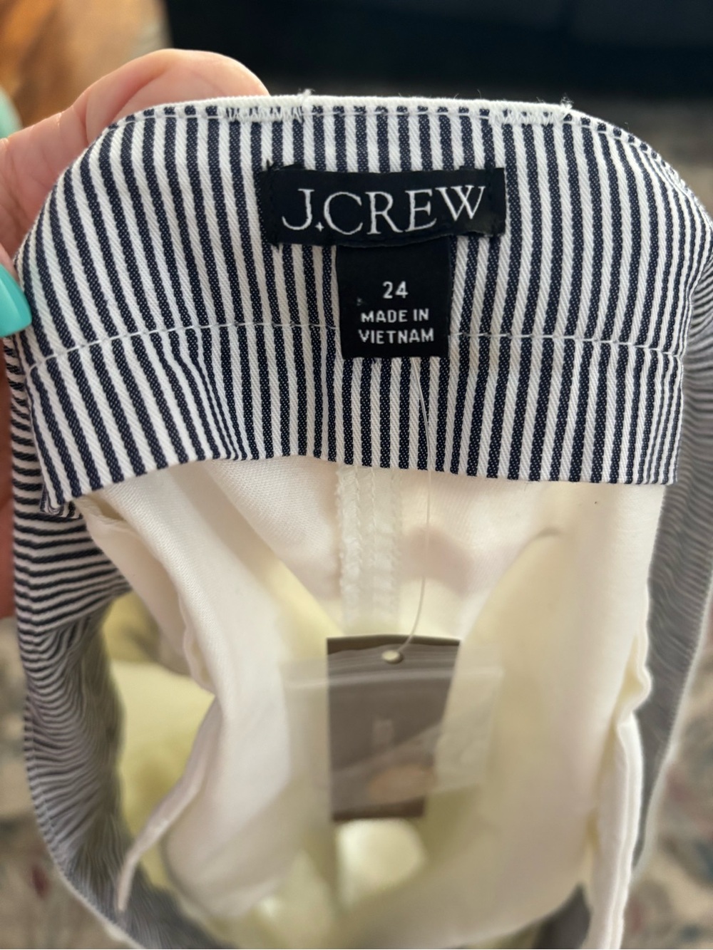 J. Crew White Shorts